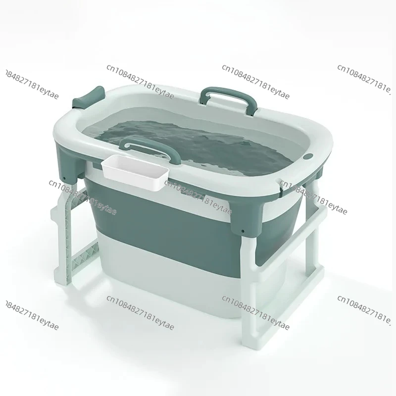 Increase the height of the bath bucket, fold it, and use the bath bucket for free installation.