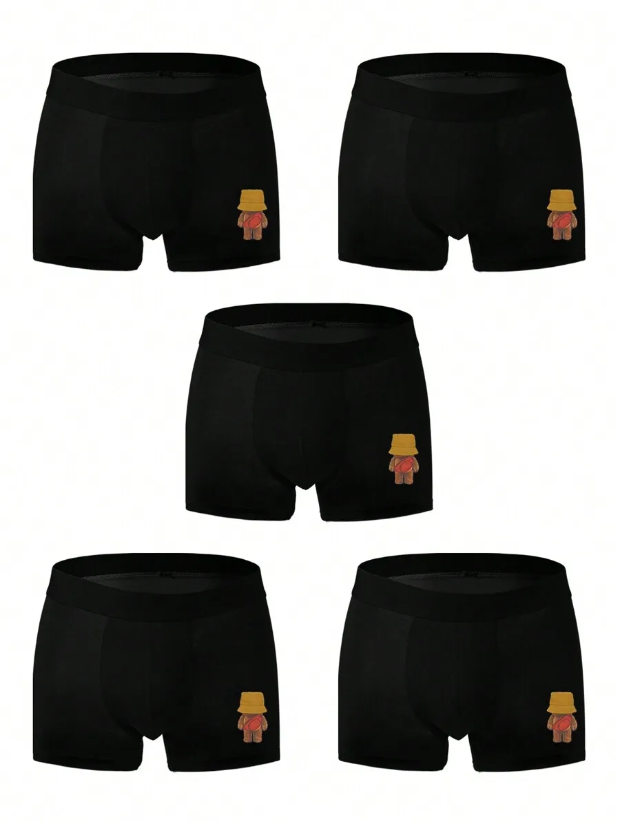 

Mens Cartoon Print Boxer Shorts 5 Pieces