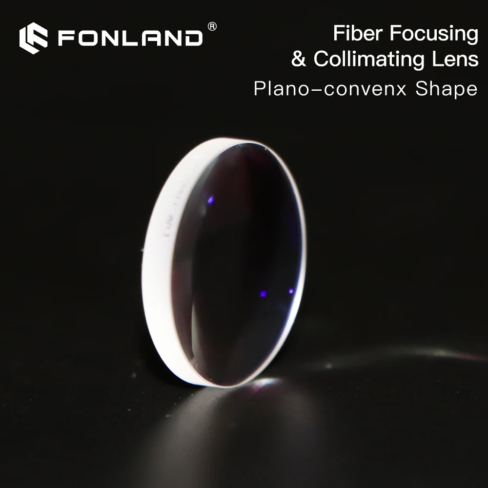 Imagem -03 - Fonland Focando Collimating Lens Diâmetro 2037 mm Sílica Fundida de Quartzo para Máquina de Laser de Fibra de Alta Energia 1064nm Plano-convenx