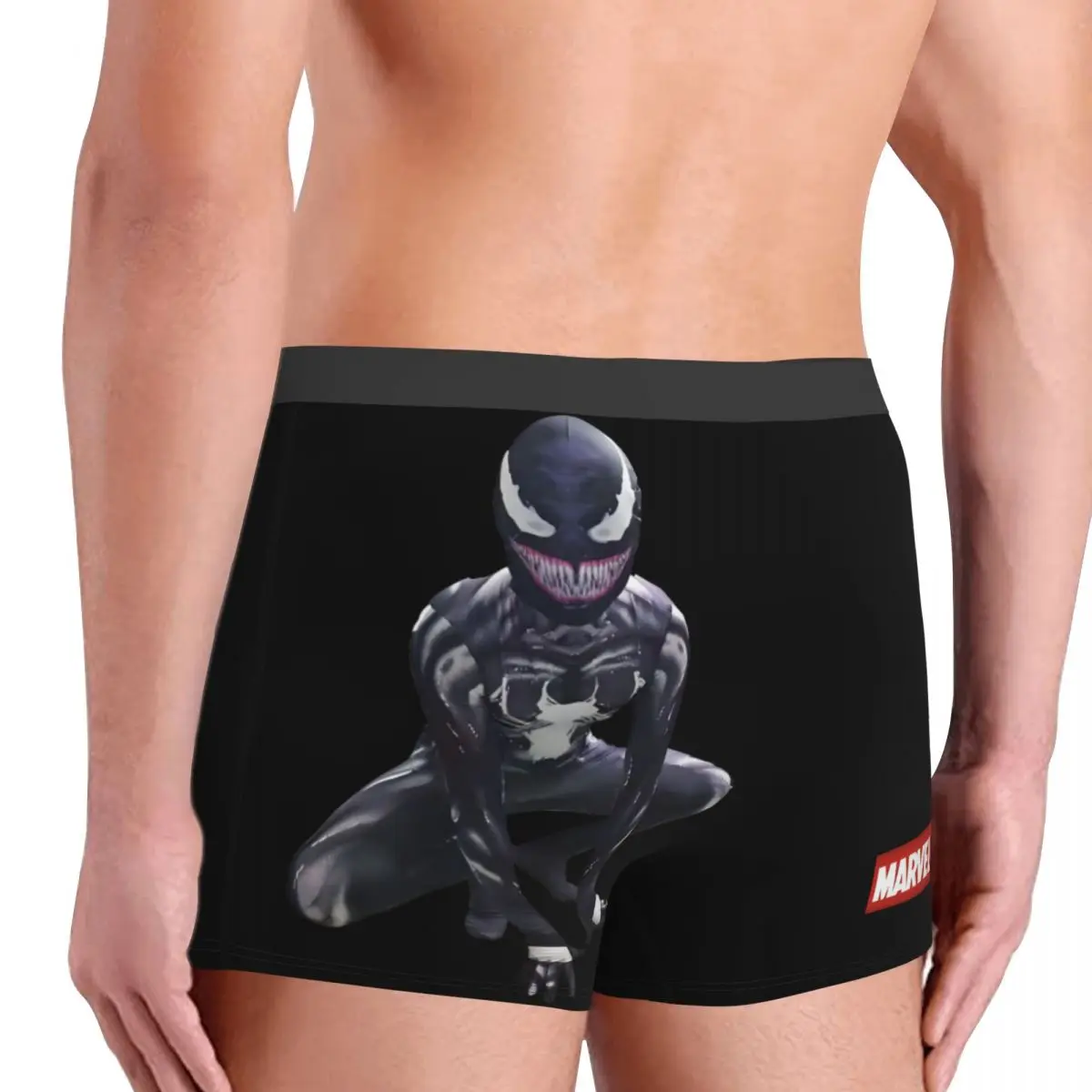 Venom Marvel Spider Man Venom Underpants Homme Panties Male Underwear Sexy Shorts Boxer Briefs