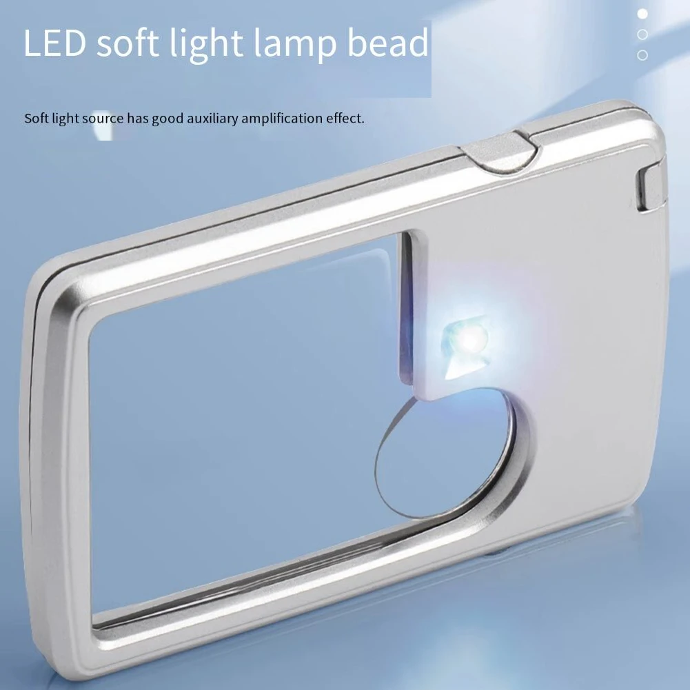 Ergonomic Handle Magnifier Portable Magnifying Glass Reading At Home Easy To Carry For Travel Enhanced Visibility For Details