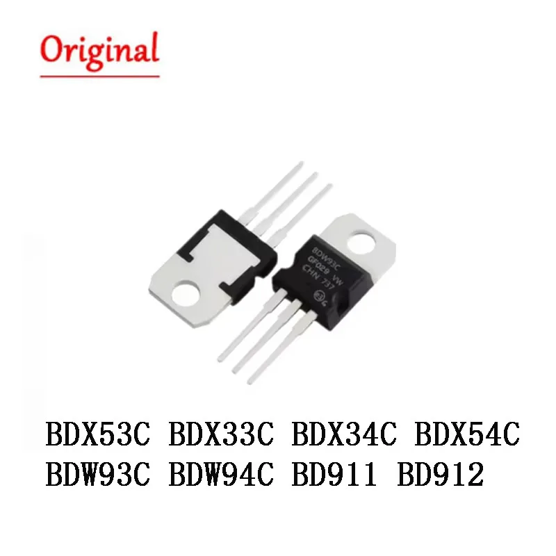 10PCS BDX53C BDX33C BDX34C TO-220 BDX54C BD911 BD912 TO-220  BDW93C BDW94C NEW