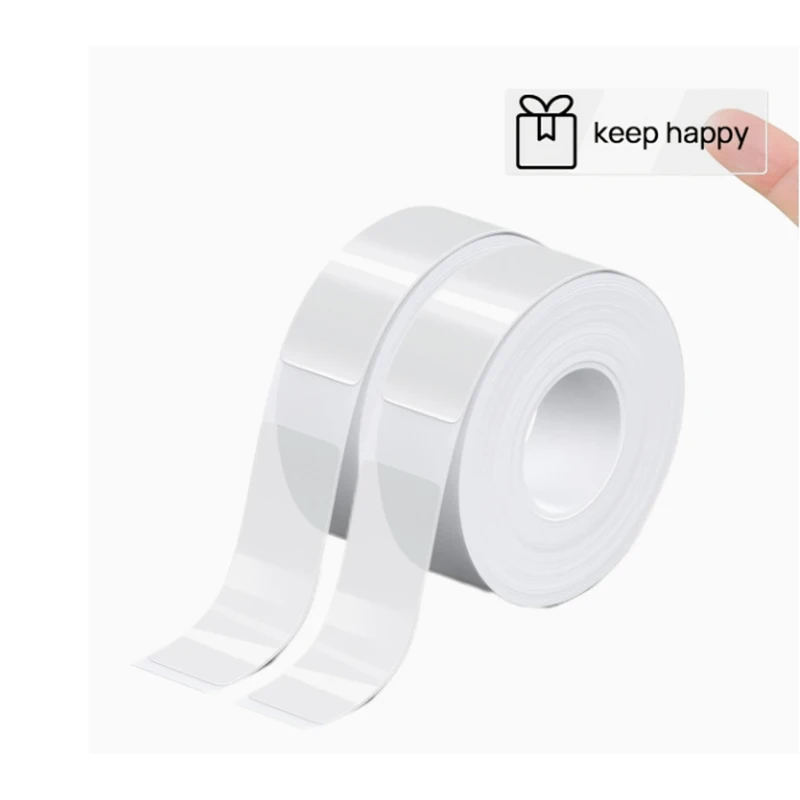 320 Labels/2 Rolls, D30 Label Maker Tape Compatible with Label Printer Paper, Home/Office/School Refill Pack, 14 x 40mm