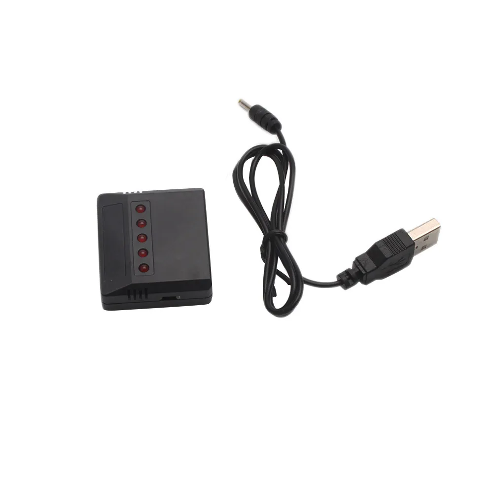 

Multifunction 5 in 1 Lipo Battery Charger for 3.7V Rc Quadcopter Black Hard Plastic Metal Special Design Charging Indicators