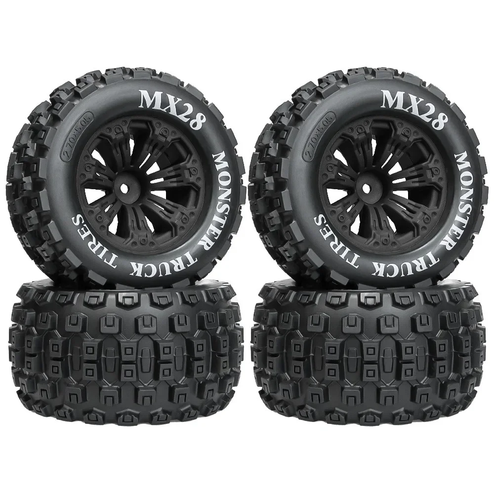 RC model car 2.8-inch 1/10 large tire MX28 chocolate tread off-road wear-resistant 12mm coupling