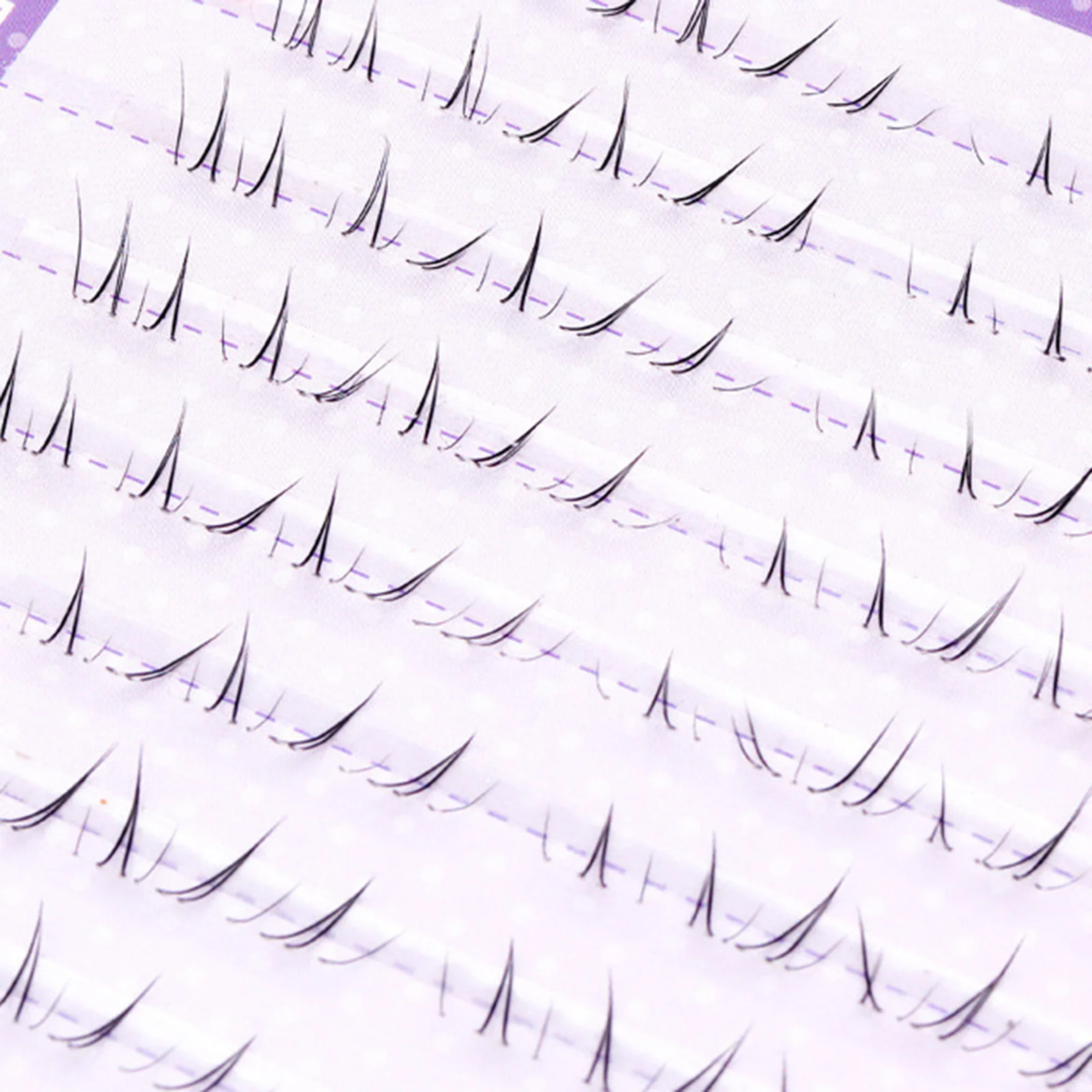 Natural Fox-style Lower Eyelashes Segmented Mixed Length Lashes Handmade Fluffy False Eyelashes For Daily Makeup And Photography