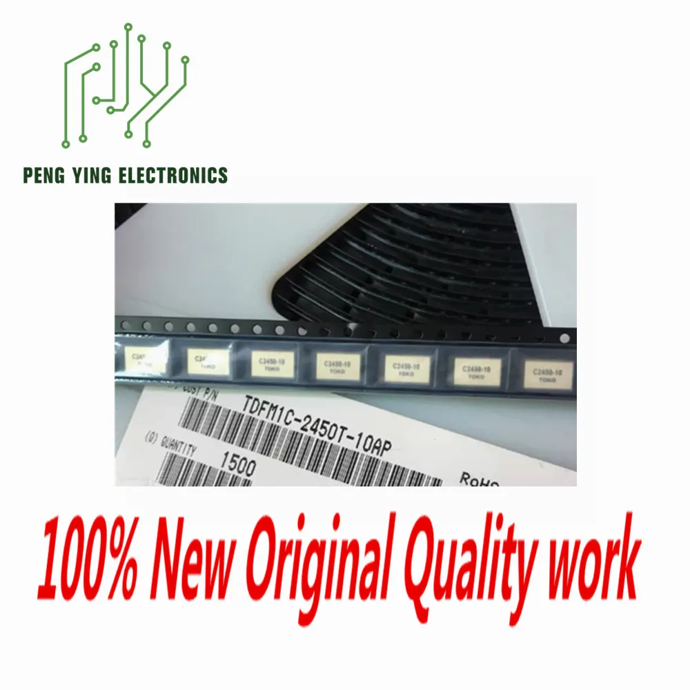 100% New electronic components  1-10Pcs TDFM1C-2450T-10AP  TDFN dielectric filter 2450MHz