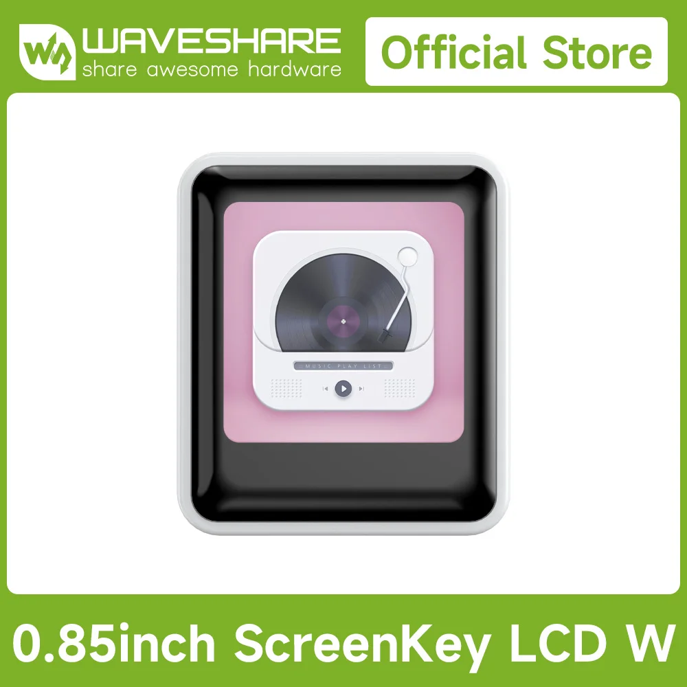 tela-lcd-mecanica-waveshare-de-085-polegadas-painel-ips-para-esp32-raspberry-pi-rp2040-arduino-e-stm32-128-×-128-65k-cores