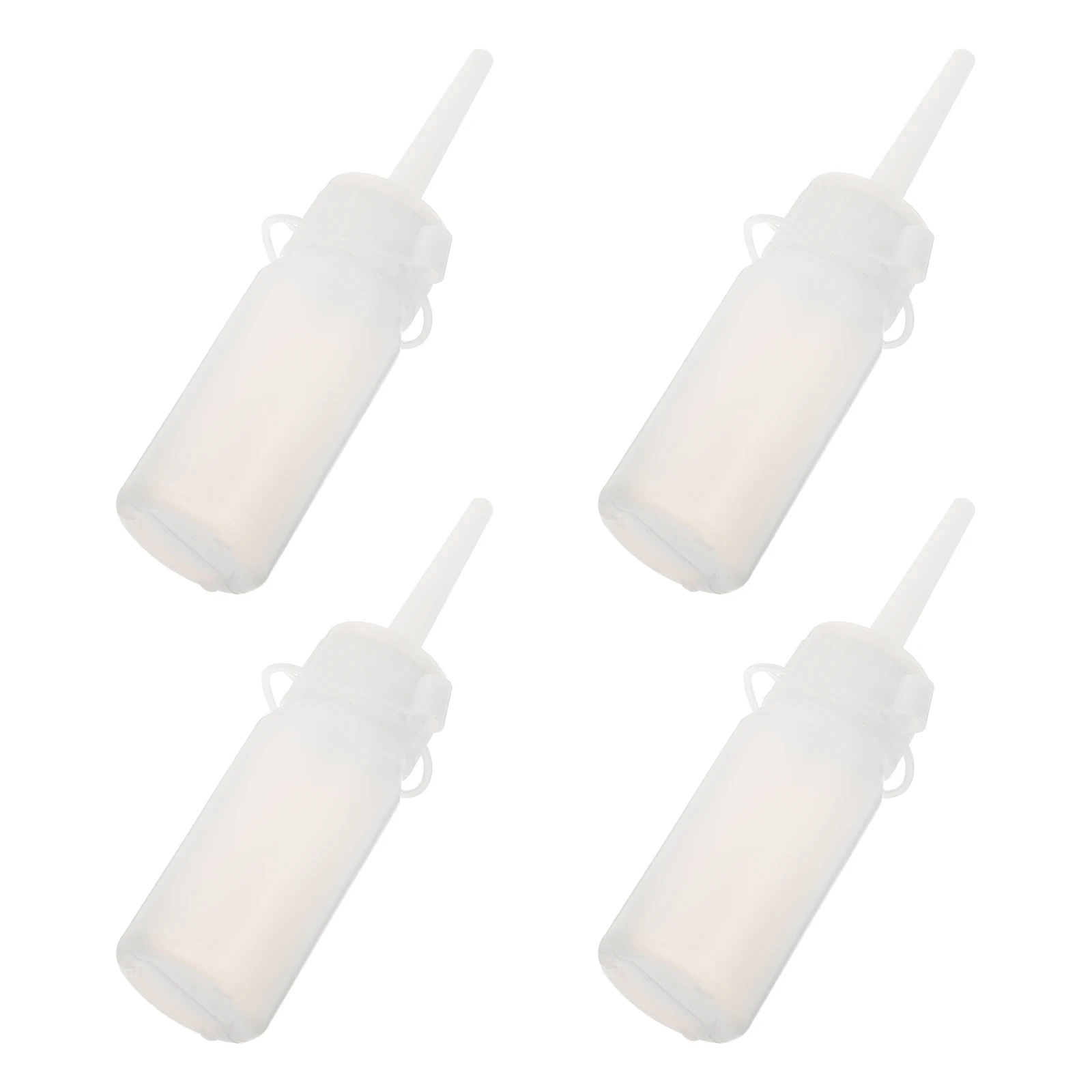 

30 Pcs Glue Bottle Applicator Dispensing Dropper Bottles Portable The Needle Plastic White Squeeze