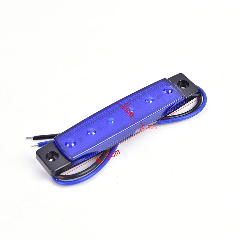 

1PC 12V 6LEDS Low Profile Trailer Side Marker Indicator Light Rear Lamp for Lorry LED Trailer Light