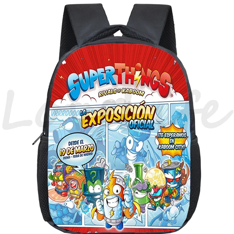 Mochila Super Zings Cartoon para crianças, mochila escolar para crianças, mochila para meninos e meninas, bolsa de livros, SuperThings, presente do jardim de infância