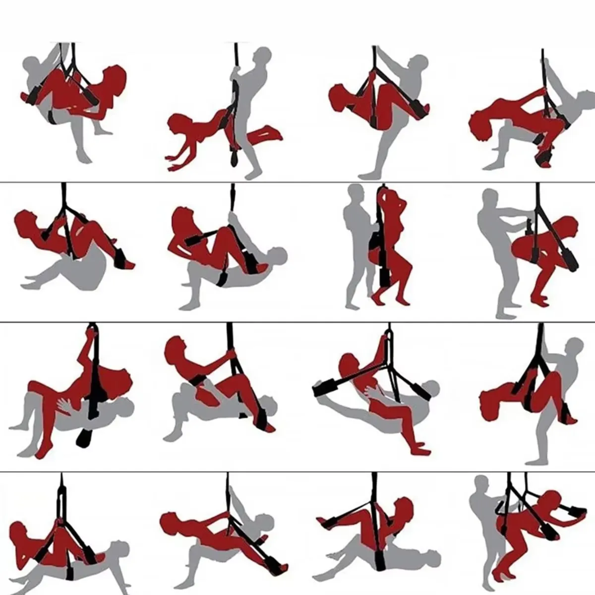 BDSM غرفة نوم سوينغ للبالغين زوجين الجنس الباب يتأرجح 18 + الحياة الجنسية مساعدة مفتوحة الساق Sextoy شركة أرجوحة وصلة معدنية سهلة التركيب