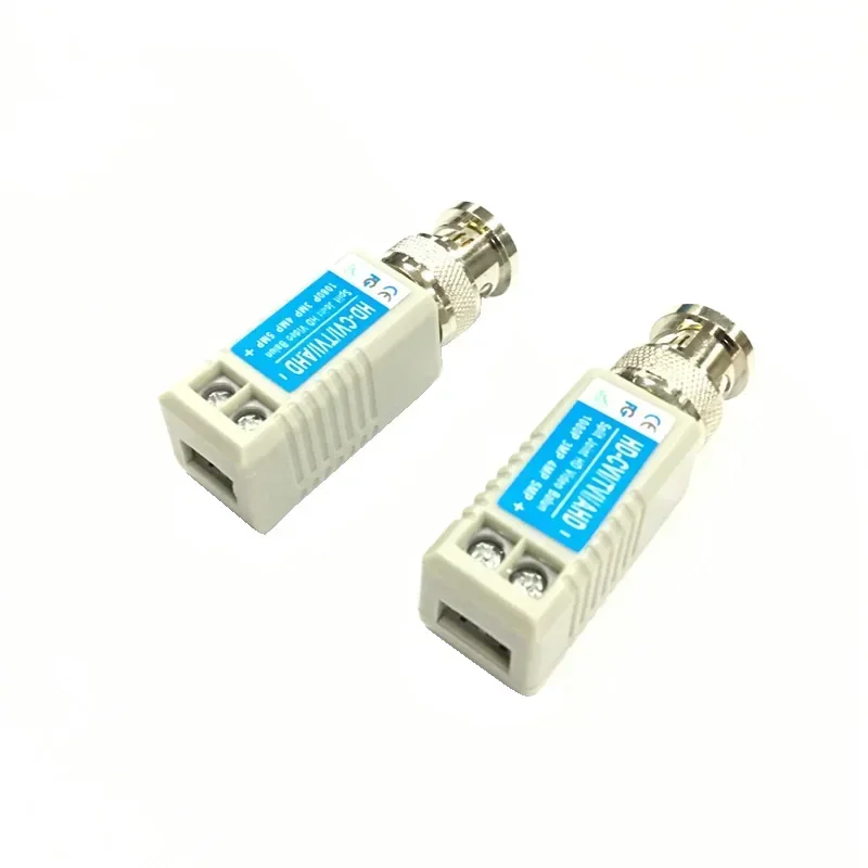 نطاق 2MP 3MP 4MP 200M (660ft) لأجهزة الإرسال والاستقبال السلبية HD CVI/AHD/TVI الملتوية BNC CCTV Cat5 CCTV UTP Video Balun 100B