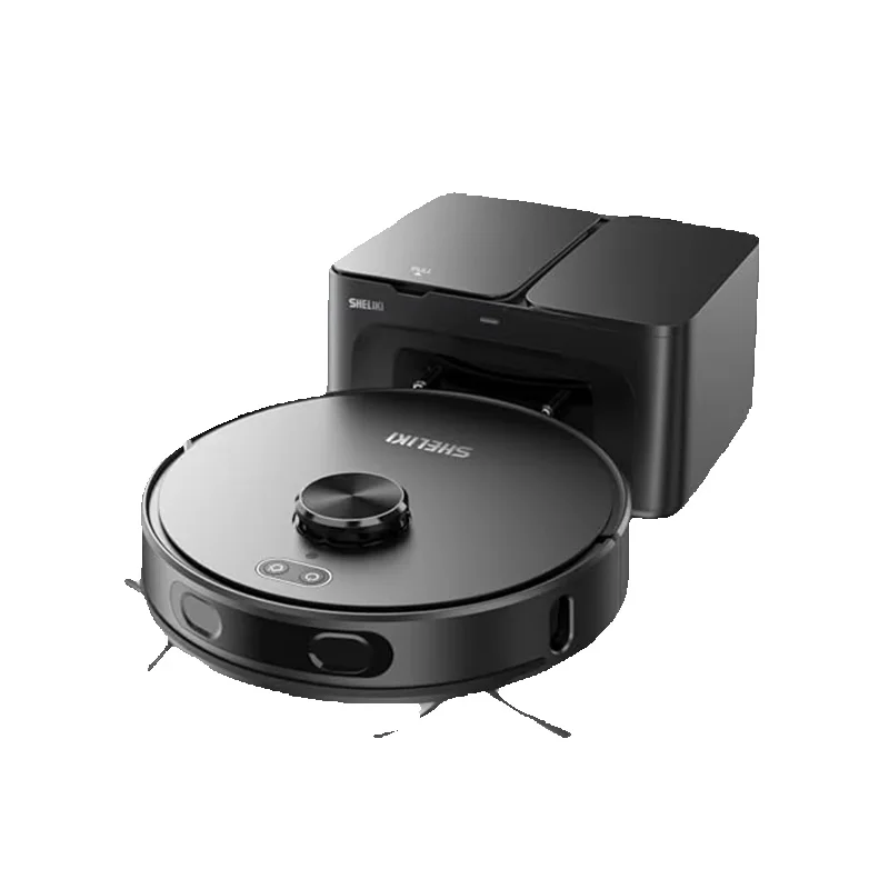 Teendow D65S MAX Robotstofzuiger 70 dagen automatische leegmaking 6000Pa zuigkracht 17kPa stofstation 220 minuten gebruiksduur 20 mm obstakeloverwinding - afbeelding 2
