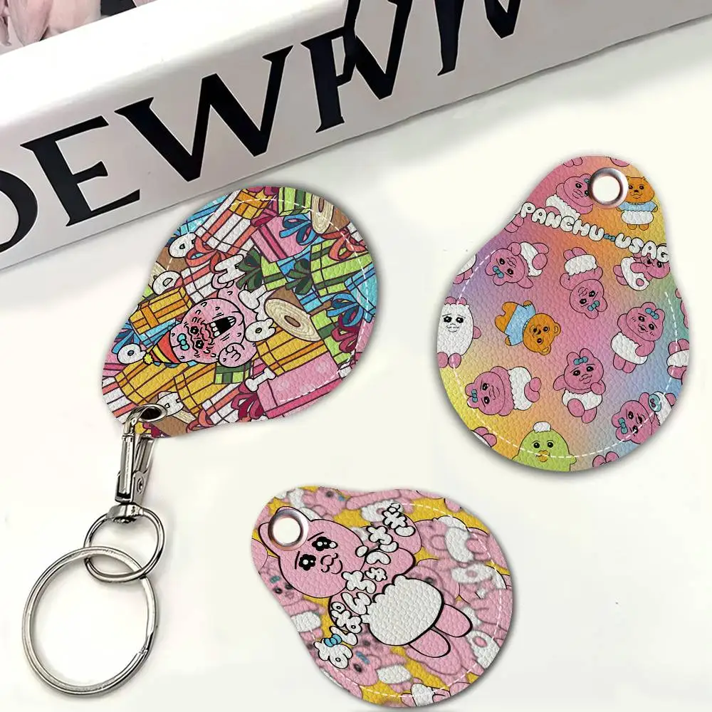 Cute O-Opanchu U-Usagi Door Access Control Keychain Hotel Famliy Access Keys Protective Cover ID Card Tags Keyfob