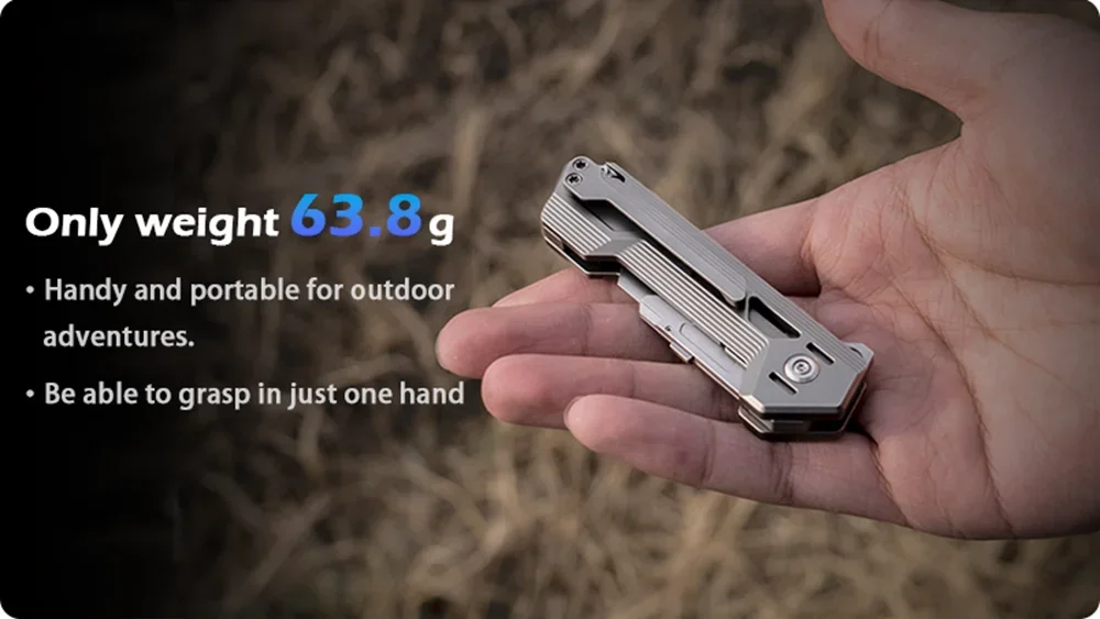 Titanium Alloy Pocket Cutter Knife Unpacking Camping Pocket Outdoor Tools Utlity Knife EDC