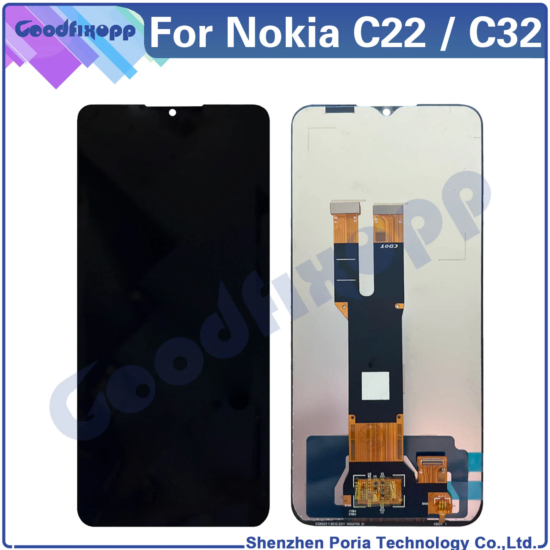 

For Nokia C22 C32 LCD Display Touch Screen Digitizer Assembly Repair Parts Replacement