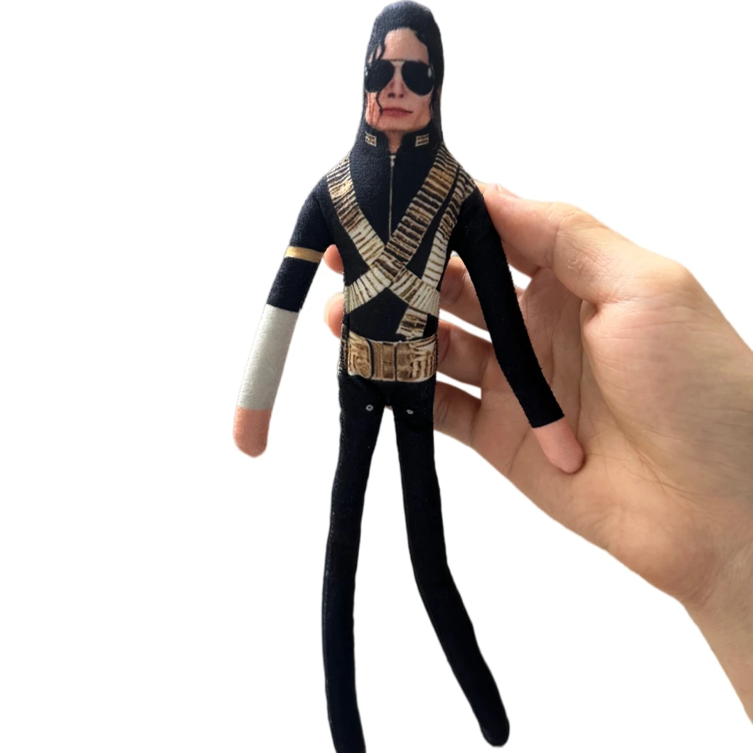 1-6pcs Michael Jackson Cosplay Prop Doll Plush Figure Joint Mobility Soft Stuffed Room Decor Collection Gift Abstract Design view 5