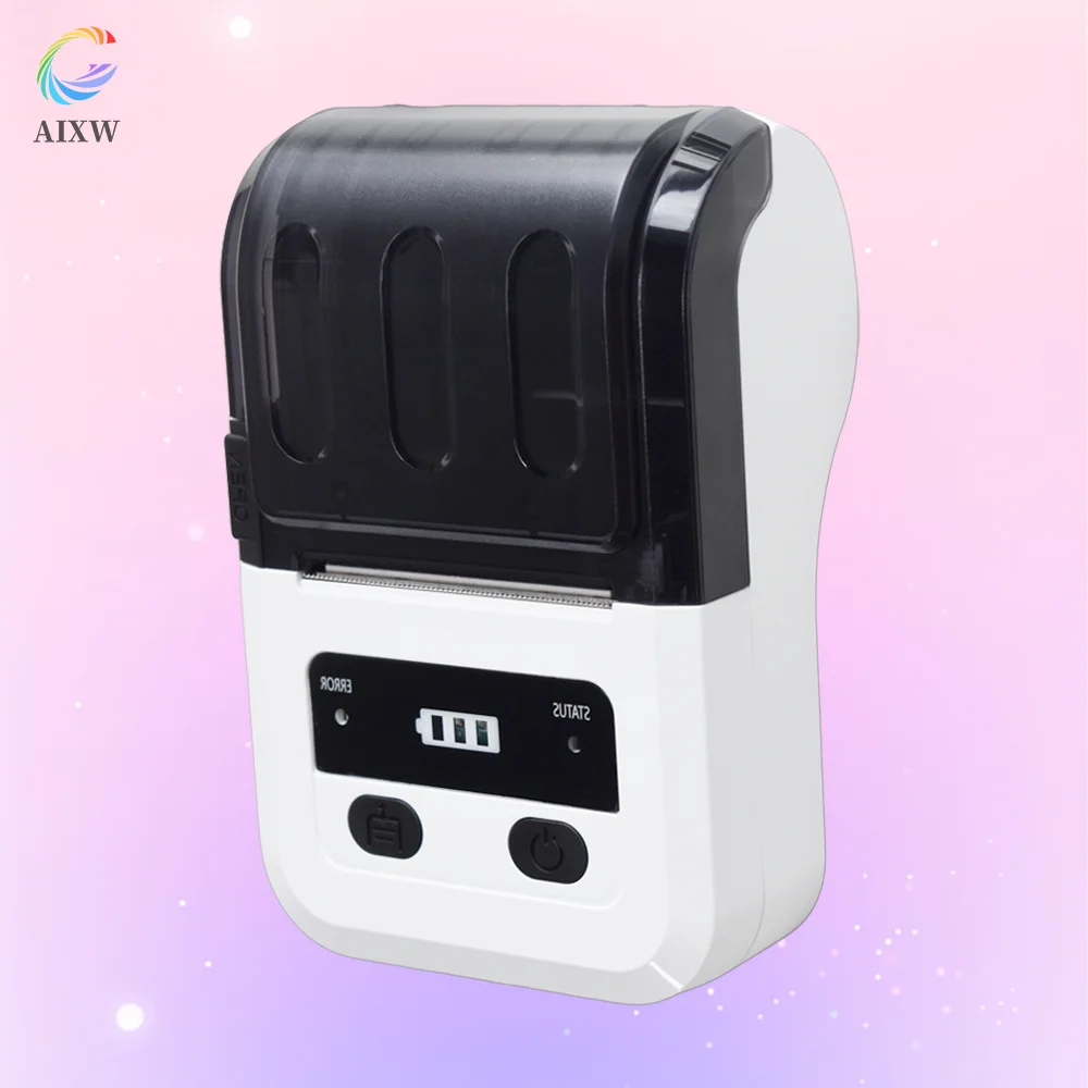 

AIXW New Trends AI-58C Handheld Printer Portable Mini Inkjet Thermal Receipt Printer Bluetooth for Mobile Phone Outdoor Use