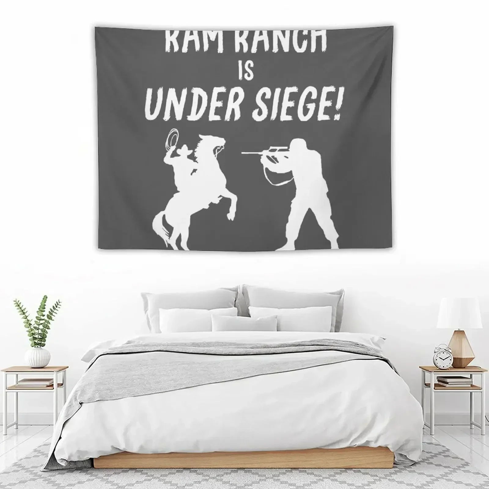 

Ram Ranch Is Under Siege! Tapestry Aesthetic Room Decoration Home Decor Aesthetic Room Decor Aesthetic Tapestry