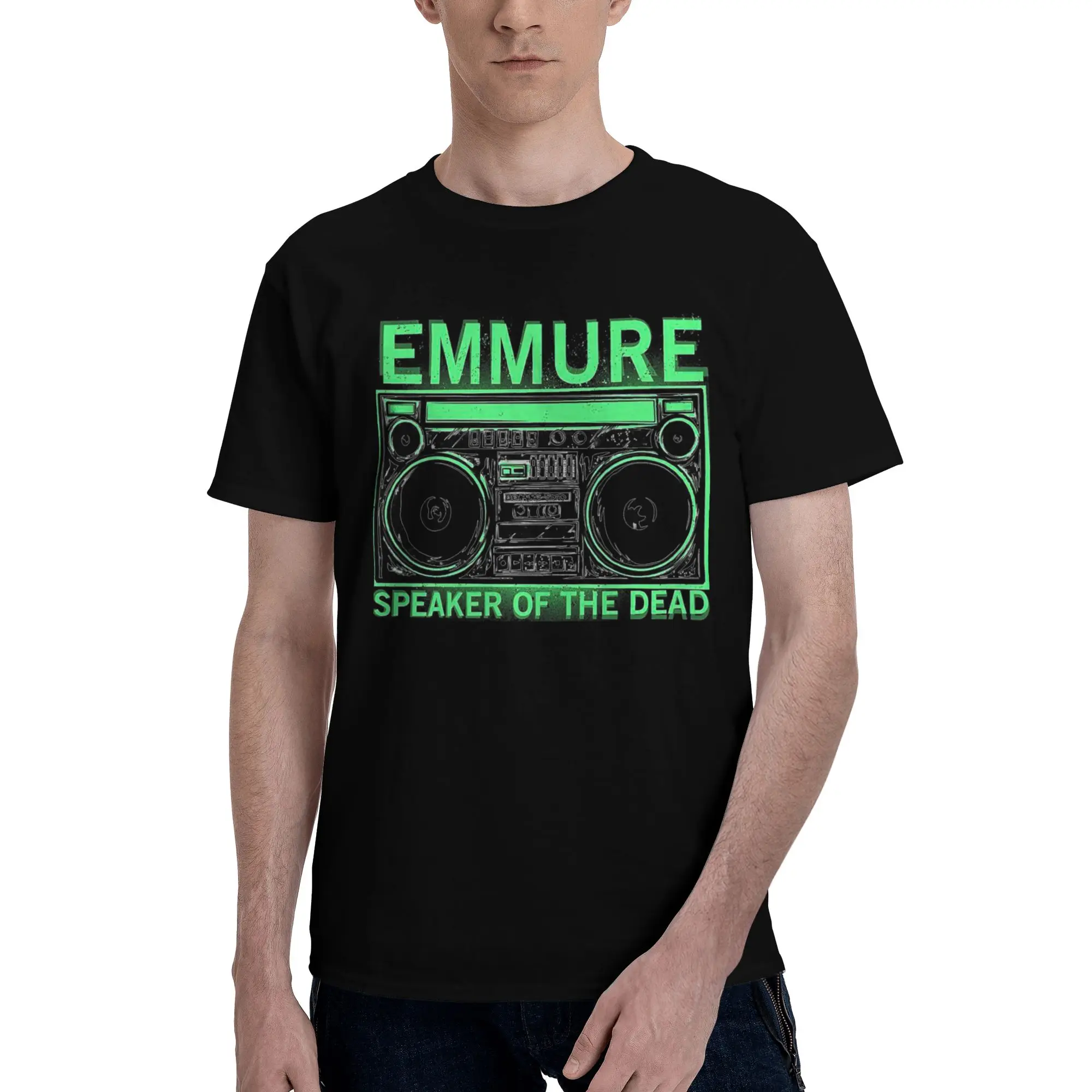 

Emmure speaker of the dead 100% Cotton T-Shirt Men's Classic T Shirts Men Crew Neck Short Sleeve S-6XL