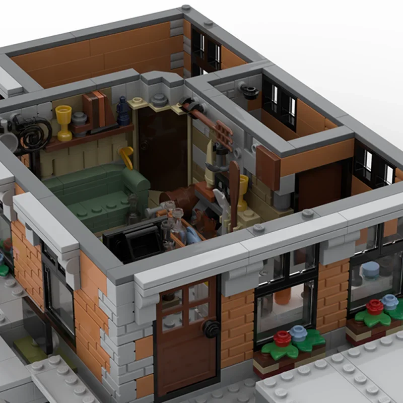 ตัวต่อโมเดล MOC บรอธอร์ เอส เพนท์เฮาส์ 818 ชิ้น ของเล่นตัวต่อสร้างสรรค์ เสริมสร้างความคิดสร้างสรรค์ ของขวัญคริสต์มาสสำหรับเด็ก