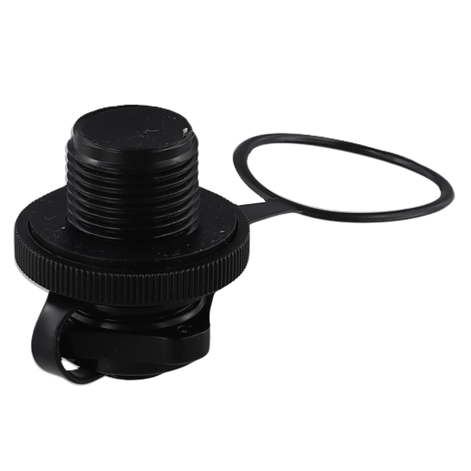 For Boat Kayak Mattress Pump Boat Long Service Life PVC Quick Inflation Black Easy Installation Canoe Inflatable Valve Cover