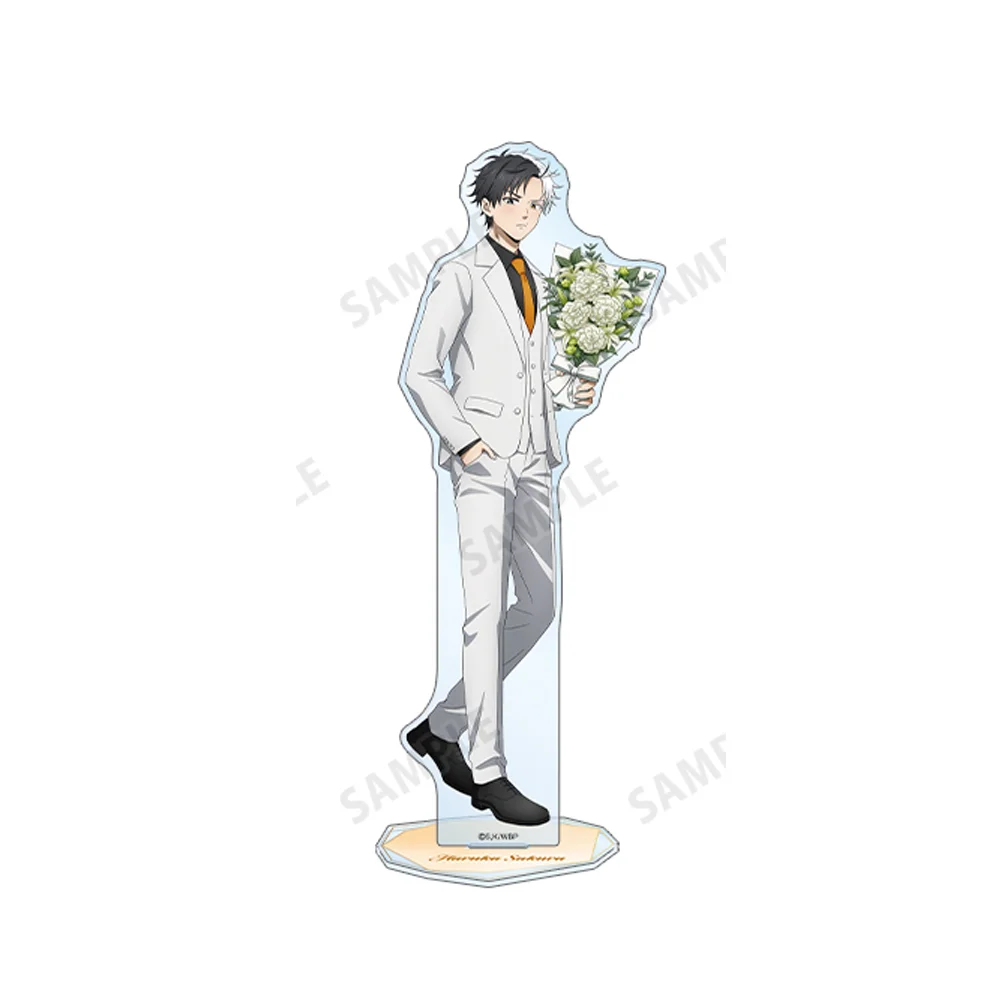 WIND BREAKER Sakura Ren Suo Hajime White Suit 15CM Acrylic Stand Keychain 2026 New Anime Stand Home Decoration Birthday Present