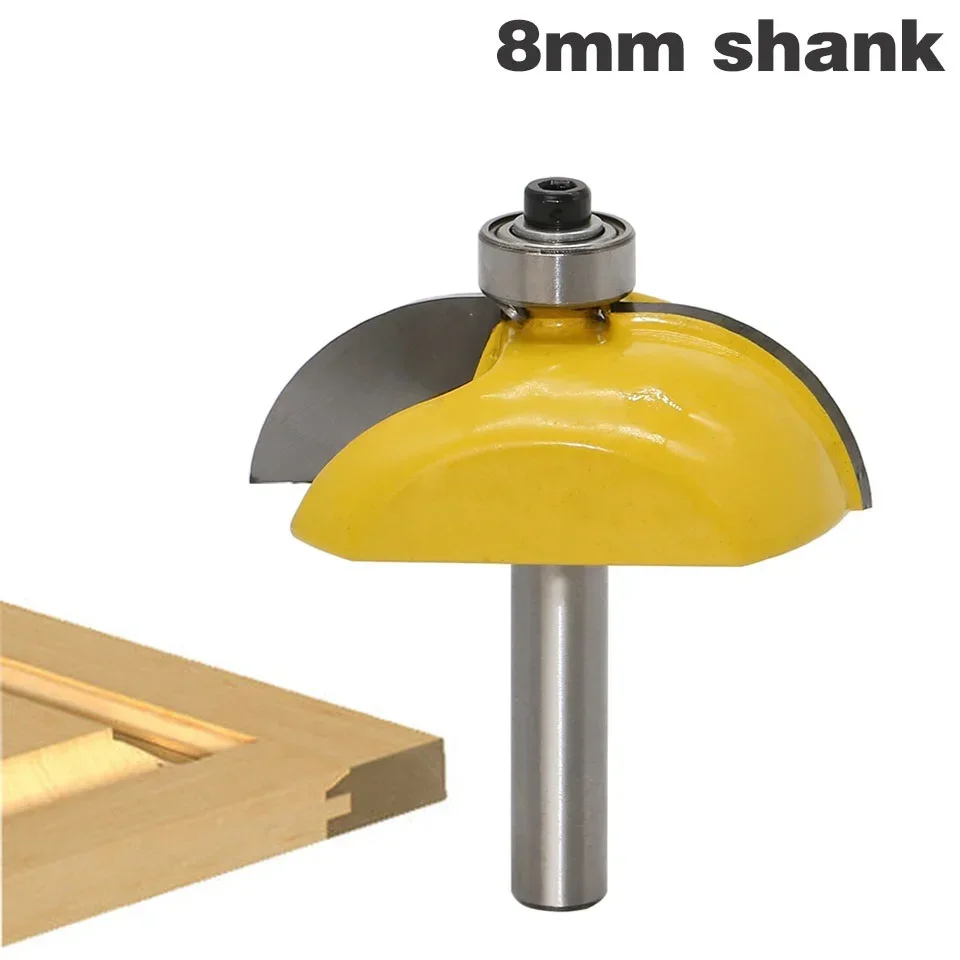 

1 шт., 8 мм, хвостовик, приподнятая панель, дверной фрезерный станок для шкафа, набор фрез для деревообработки, деревообрабатывающие фрезы, твердосплавные дверные ножи