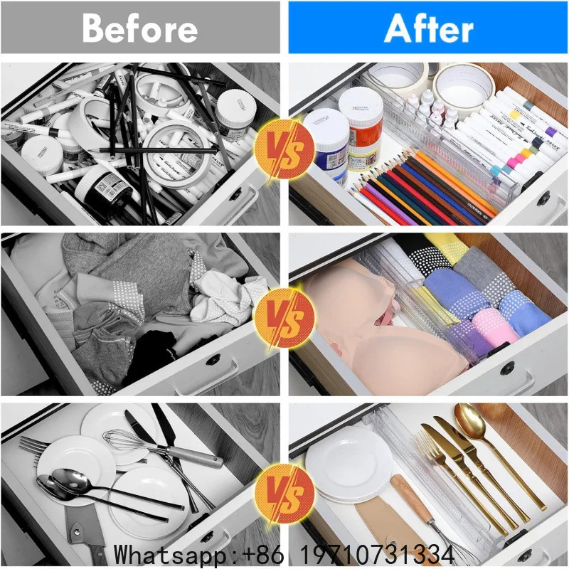 Drawer baffle baffle underwear socks finishing retractable