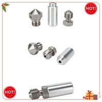 Durable-1Set MK10 All Metal Hotend Kit 0.4Mm MK10 Nozzle Thermal Barrier Throat Tube For Wanhao &I3 Connector For 3D Printer