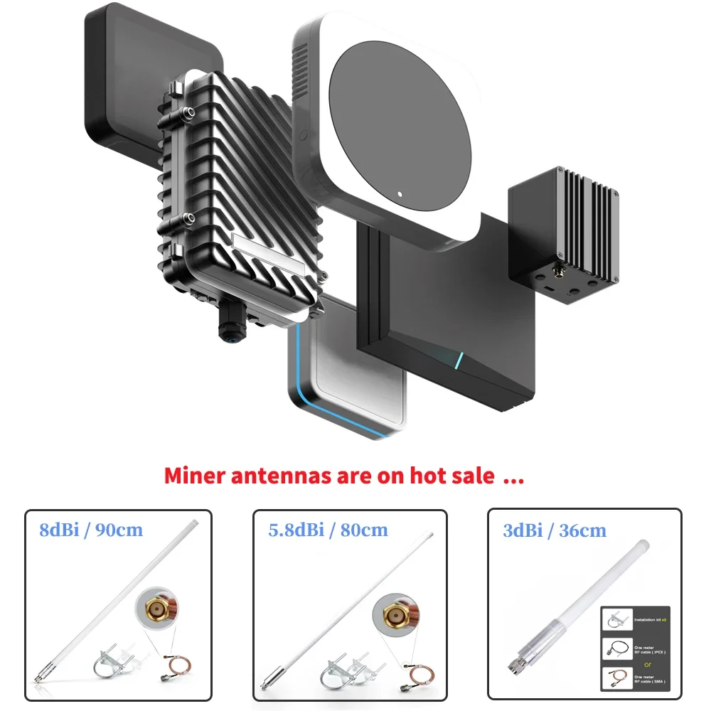 Soporte de montaje para antena LoRa, abrazadera de mástil de acero inoxidable, perno en U, para exteriores, minero de helio, 10 piezas