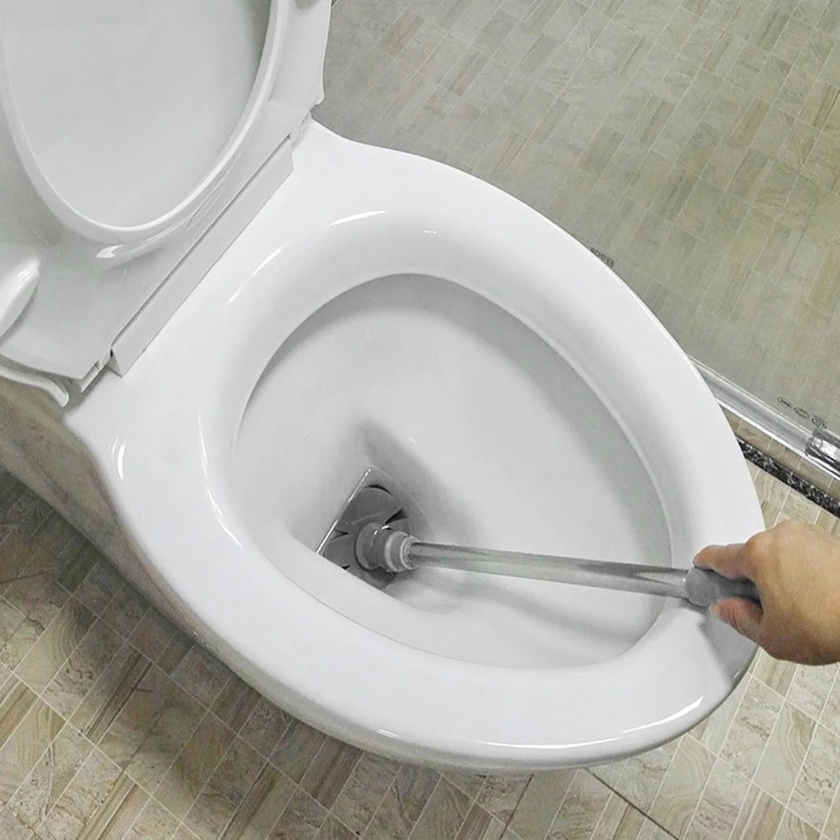 

Toilet Plunger Flexible Head Clog Remover For Siphon Toilets Drain Unclogging Tool Toilet Piston Plunger