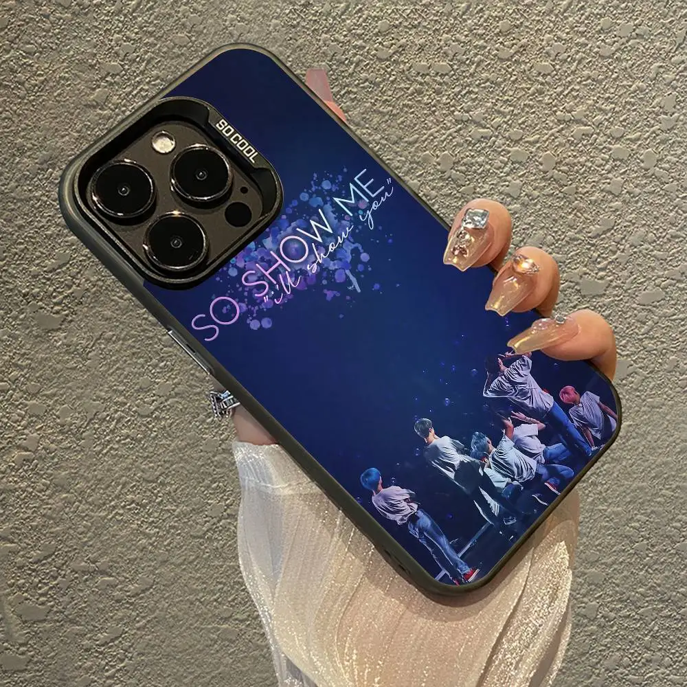 Imagen 7: Singer Kor V Band Bts funda de teléfono para IPhone 16 15 Plus 14 13 12mini 11Pro Max caramelo mate cubierta trasera a prueba de golpes