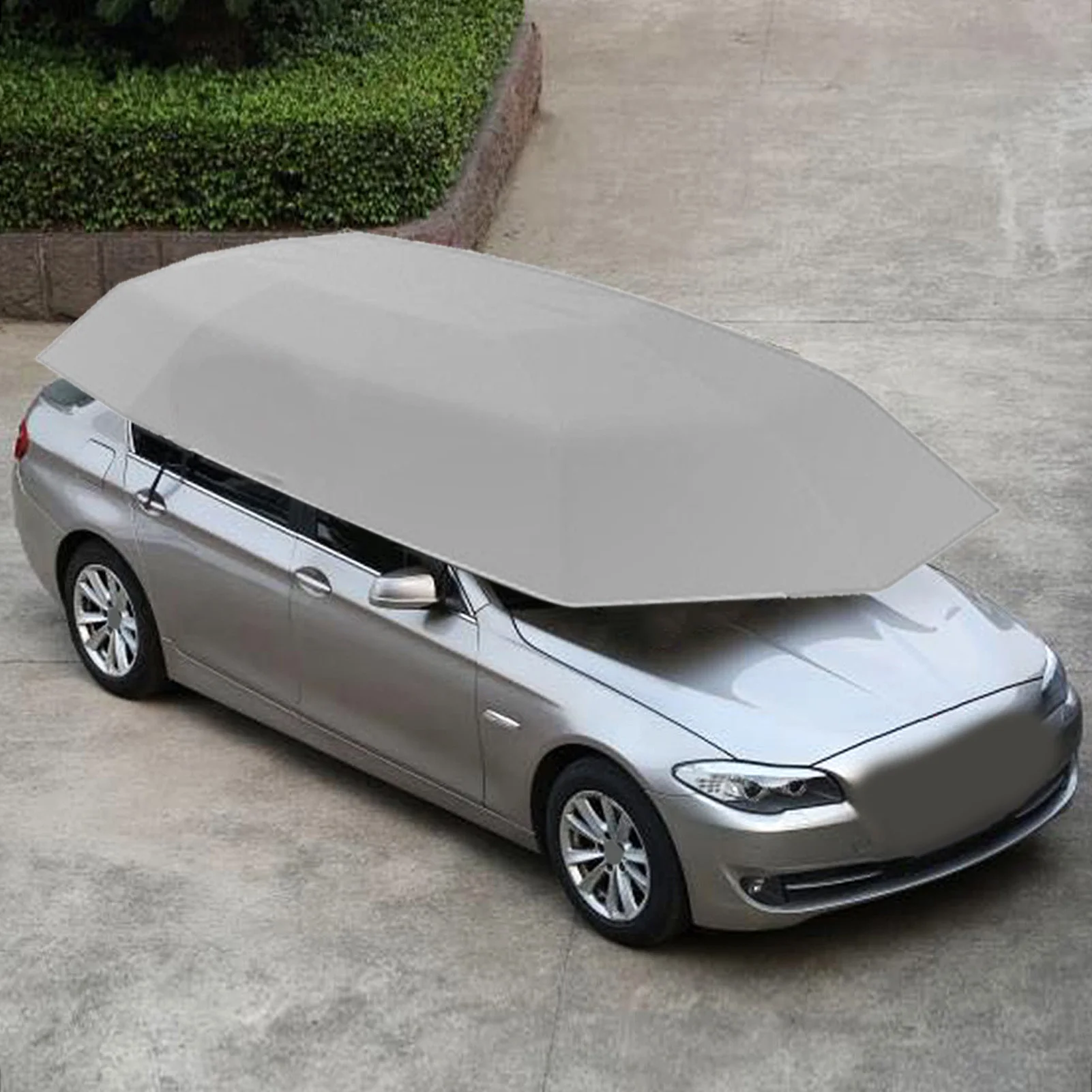 UV Resistant Car Cover Car Body Cover UV Resistant Waterproof Dustproof Oxford Cloth Polyester Car Sunshade Umbrella for Outdoor