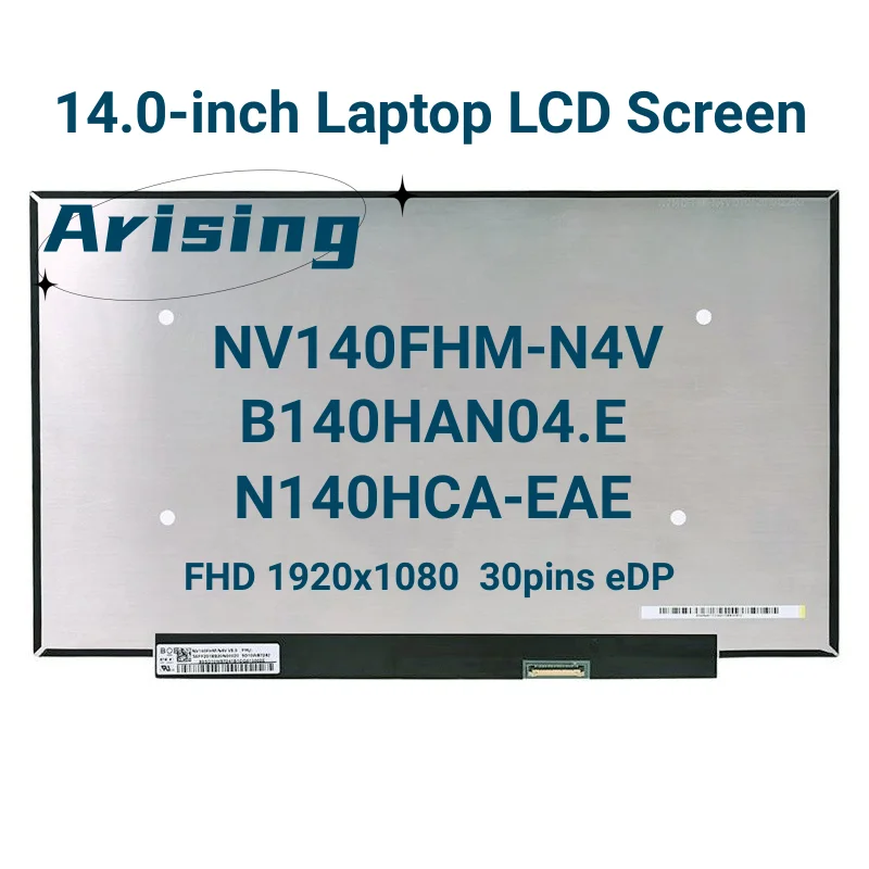 

14.0" Laptop LCD Screen NV140FHM-N4V N140HCA-EAE B140HAN04.E For Lenovo ideaPad 5-14 3-14 ThinkPad T14 P14s Gen 2 E14 Gen 3Gen4