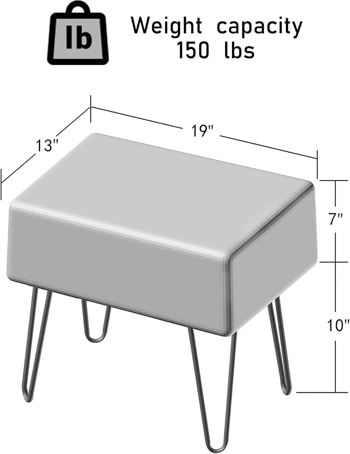 

Жаккардовый оттоманка для дома, Мягкая скамейка для прихожей, 19X13X17 дюймов, Ангола, цвет коридор, для прихожей в гостиную