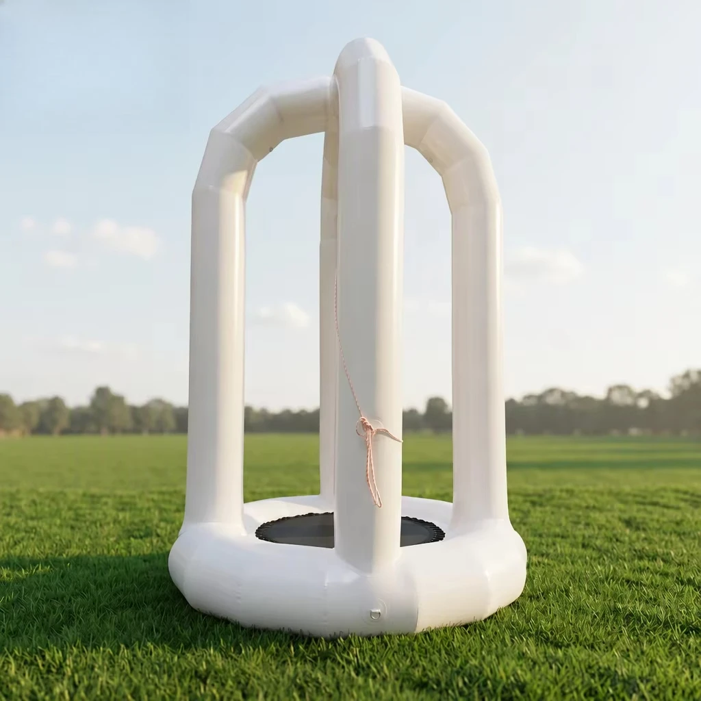 Factory Direct Sale Commercial Blow up Bungee Jumping Games Inflatable Bungee Trampoline Kids and Adults Single Bungee Jumping
