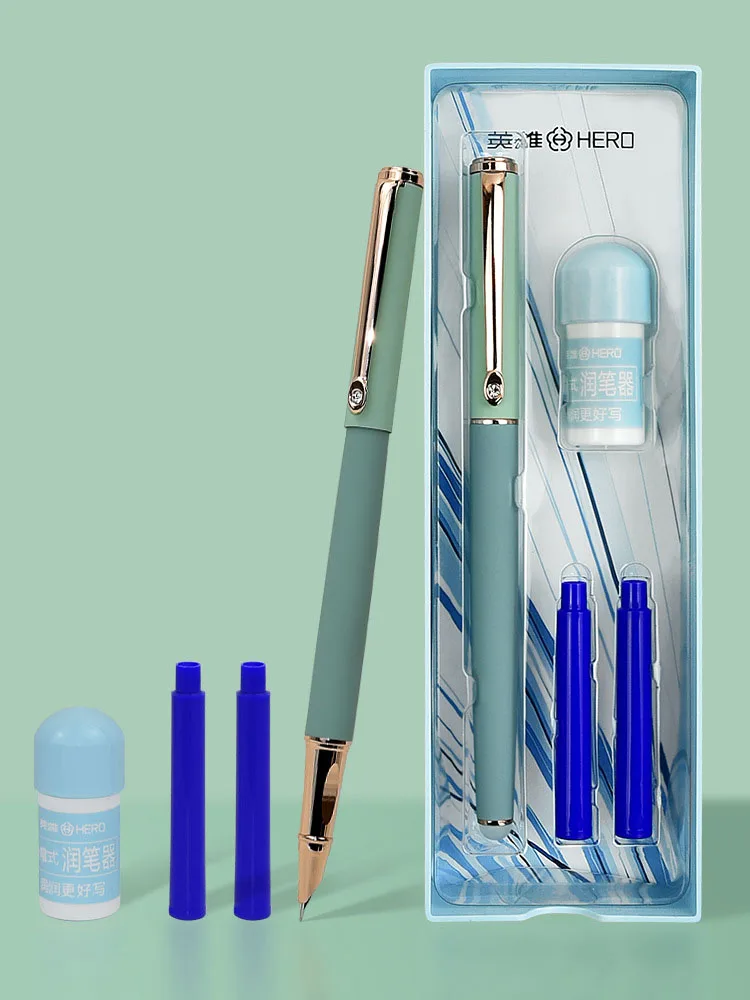 Elegant A05m Morandi Series Thermal Erasure Pen Dark Nib Posture Pen Male and Female Primary School Students Practice Pen