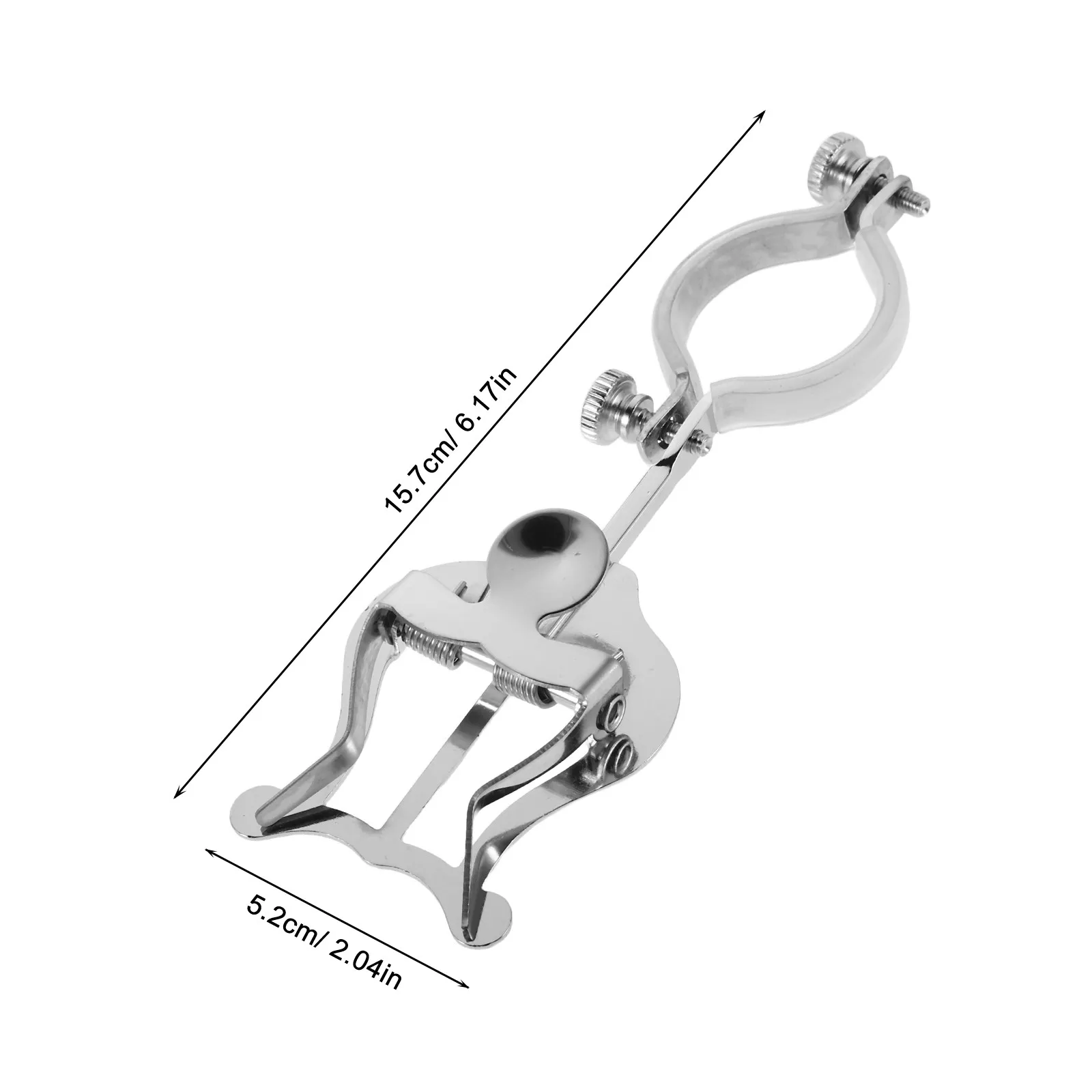 Clarinet Sheet Music Holder Clip Portable Adjustable Metal Flip Folder for Marching Band Instrument Music Accessories