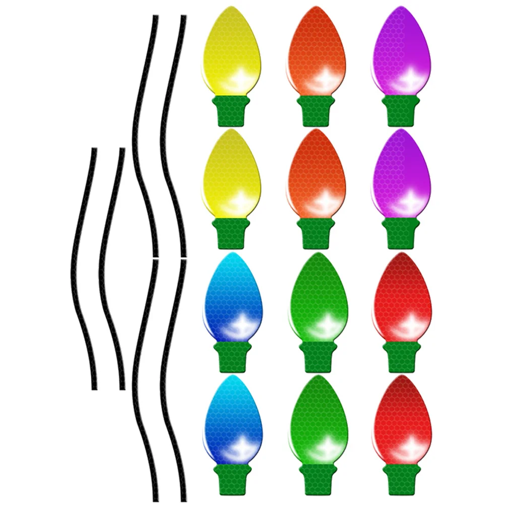 Набор светоотражающих магнитных наклеек для автомобилей и гаражных дверей