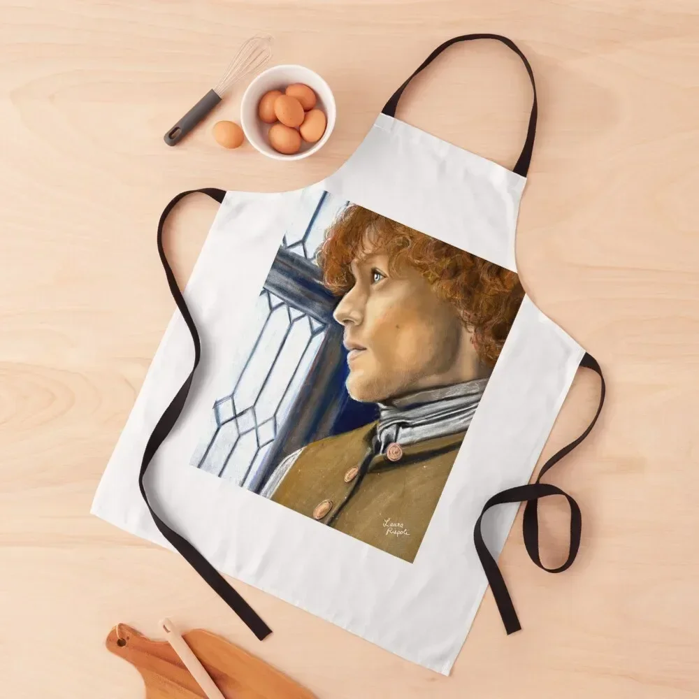 

Painting by Laura Rispoli Window Portrait Apron work ladies Kitchen Items For Home for women halloween New year's Apron