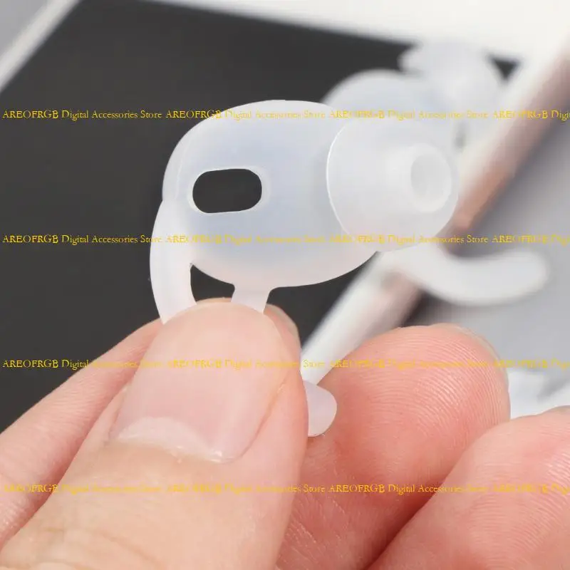 e21e 2pairs silicon silicone earhooks أذن براعم الأجنحة أجنحة للهواء 3 سماعات استبدال الأذن المضادة للانزلاق eartip