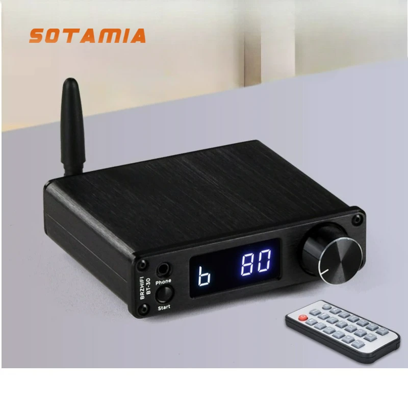 SOTAMIA HD LDAC Bluetooth 5.1 Receiver Fever ES9038 Audio Digital Decoder APTX-HD Coaxial Fiber Input Supports USB