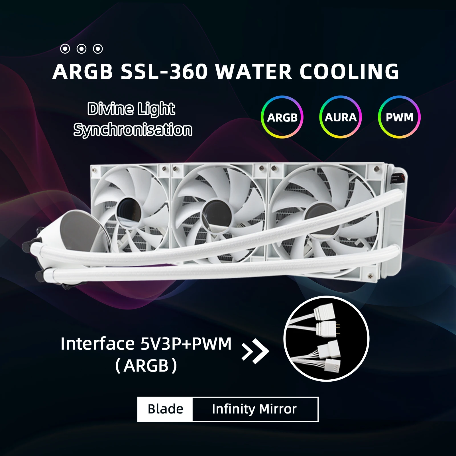 Manmu Watergekoelde All-In-One Cpu Vloeistofkoeling 360Mm Argb Watergekoelde Radiator Voor X99 Moederbord