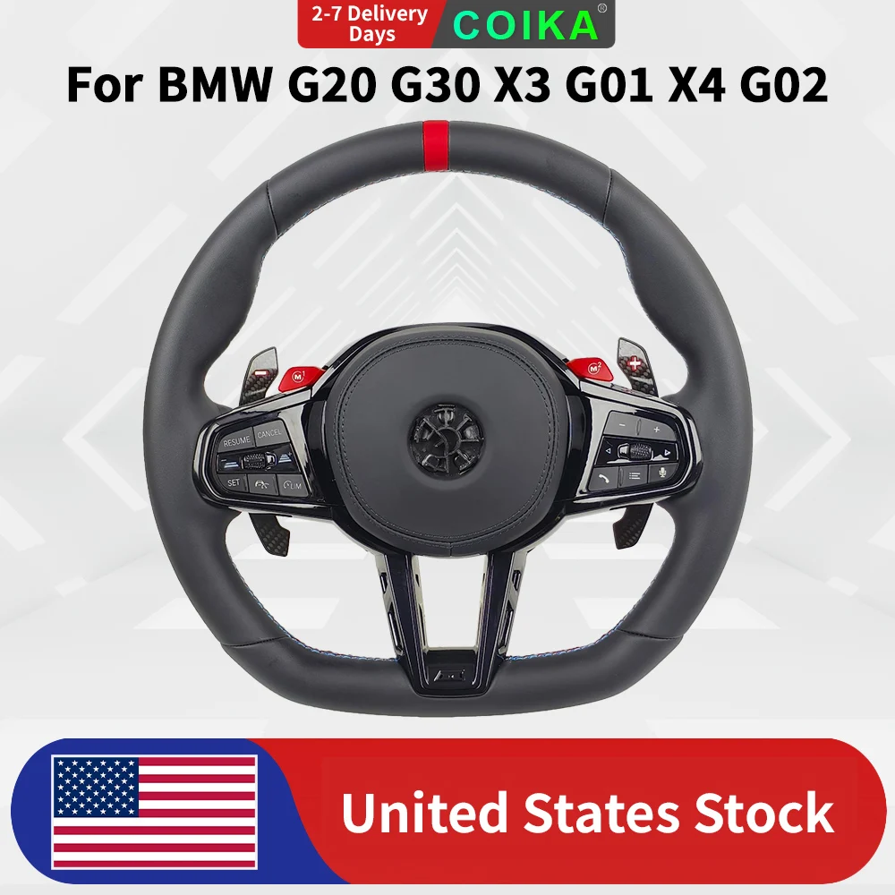 Newest Steering Wheel Assembly Modify For BMW G Series G20 G30 G31 G32 G01 G02 G05 G80 M4 G82 G11 G14 G15 G16 F40 F44 F90 F91 Car Accessories