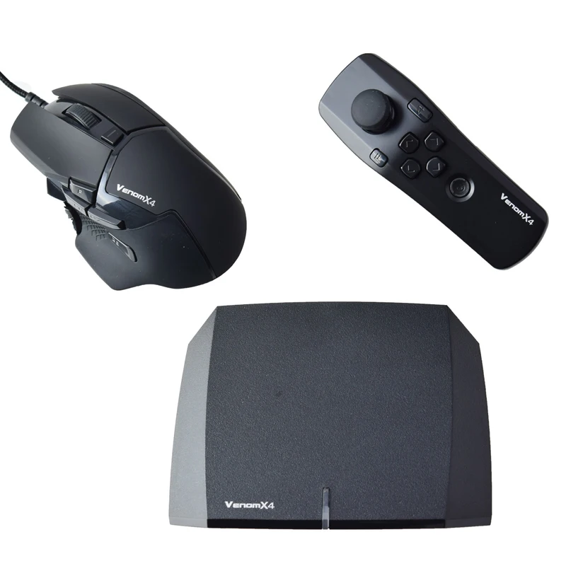 Adapter Tuact Venom X4 do myszy, kontroler FPS, konwerter klawiatury dla Xbox One, Xbox 360, PS3, PS4, PC Windows
