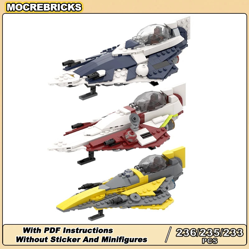 

MOC Space War Series Fighter -7 Warship Building Blocks Assembly Model Technology Bricks Toys Children's Puzzle Gifts