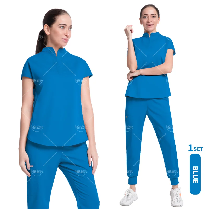 

Jogger Sports Suit High Quality Solid Color Women's New Medical Operating Room Medical Uniform Scrubs Doctor Nurse Suit Unisex