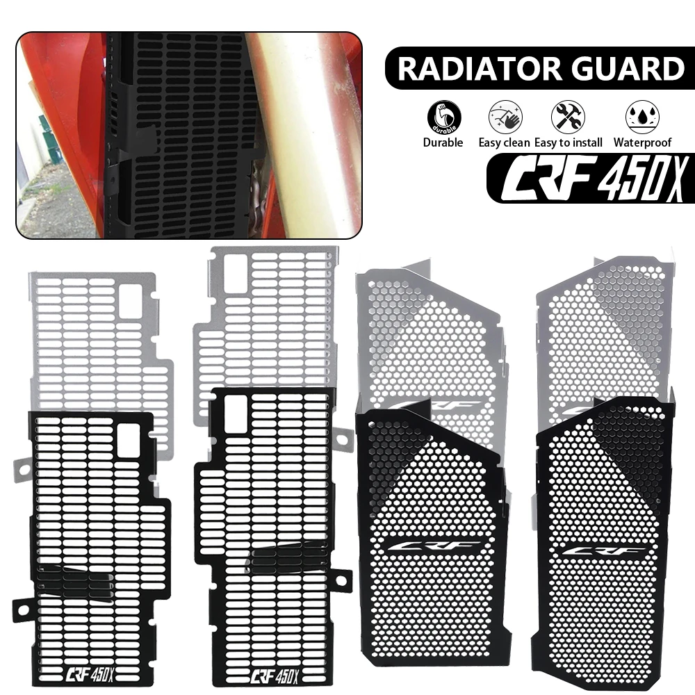 

Radiator Guard Motorcycle Accessories FOR HONDA CRF450X 2005 -2016 2015 2014 CRF 450X CRF450 X Radiator Grille Cover Protection